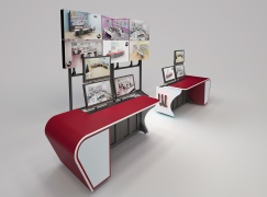 Winsted’s radical consoles display  demonstrates furniture’s flexibility