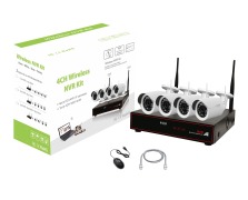 4CH 720P Wifi NVR KIT  DOME or BULLET Selectable