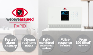 Webeye assured RAPID. New professional alarm and monitoring system for the home and small businesses