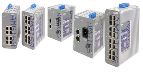 AMG150 & AMG155 Industrial PoE Power Injectors
