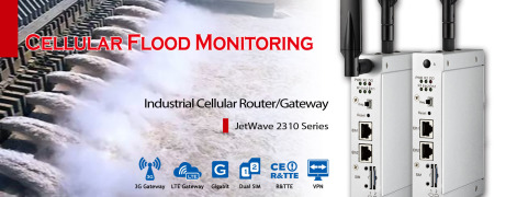 Korenix Wireless Solutions to Flood Monitoring: JetWave 2310 Series