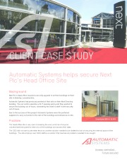 Automatic Systems helps secure Next Plc’s Head Office Site
