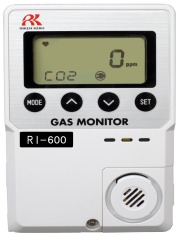 Riken Keiki RI-600 Carbon Dioxide ( CO2)  Monitor: