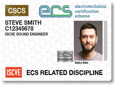 ISCVE Sound Engineer ECS Card