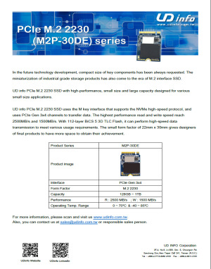 PCIe M.2 2230 SSD