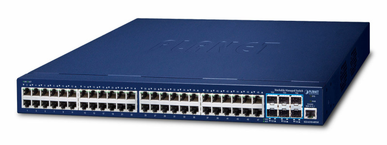 SGS-6310-48T6X -- L3 48-Port 10/100/1000T + 6-Port 10G SFP+ Stackable Managed Switch