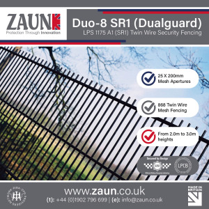 Duo-8 SR1 (Dualguard) - LPS 1175 A1 (SR1) Fencing
