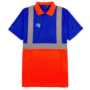 High visibility Clothing Reflective Safety Shirts Hi Vis Polo T-shirts Reflective Polo Shirt