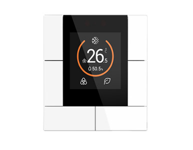 KNX Multi-function Panel with LCD, 55mm (with KNX Secure)