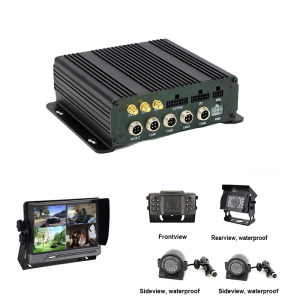 HD Vehicle DVR camera set for fleet management