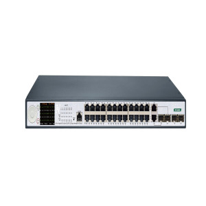 UNIPOE Patent--24GE(PSE)+2G Combo+2G SFP port Managed PoE Switch with Colorful LCD Display and Rotary Button(V4)