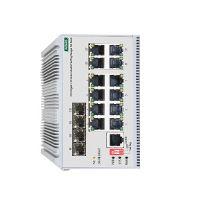 8-Port Gigabit + 4G Combo Industrial Fast Ring Managed PoE Switch