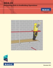 SG4:15 Preventing Falls in Scaffolding Operations