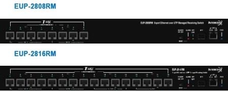 EUP-2808RM 2816RM / Ethernet over UTP Managed Receiving Switch