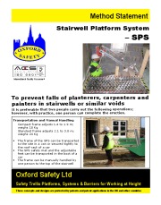 Stairwell Platform System (SPS)
