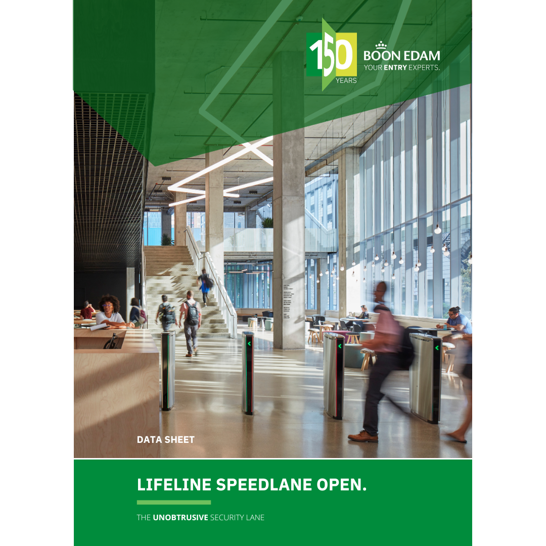 Lifeline Speedlane Open - Dimensions and Specifications | Security Turnstiles