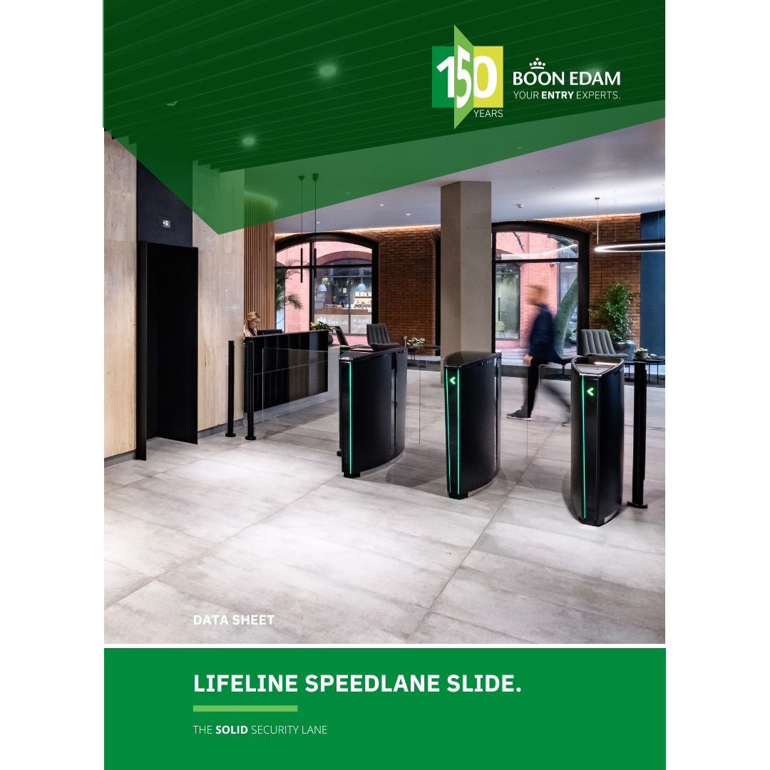 Lifeline Speedlane Slide - Dimensions and Specifications | Security Turnstiles