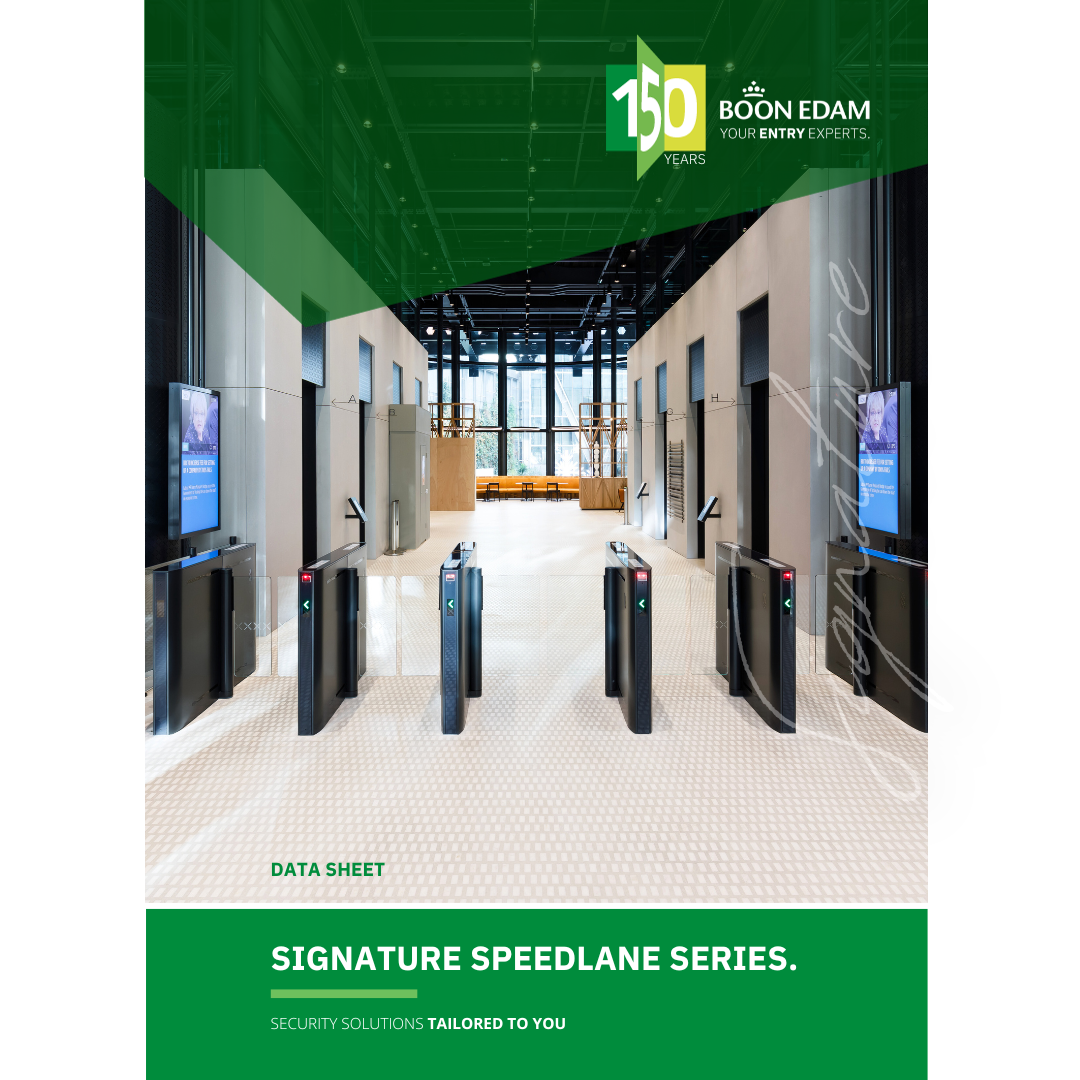 Signature Speedlane Series - Dimensions and Specifications | Security Turnstiles